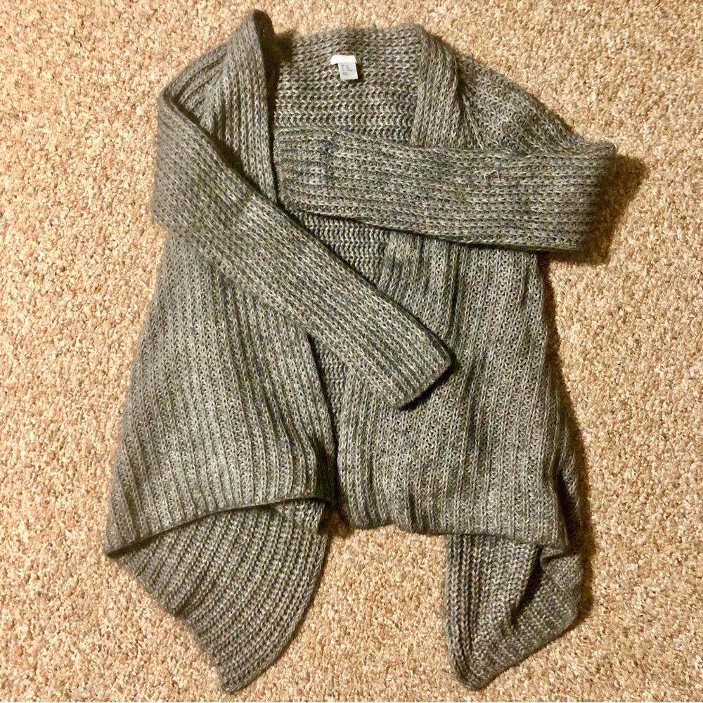 H&M Grey Wool Cardigan